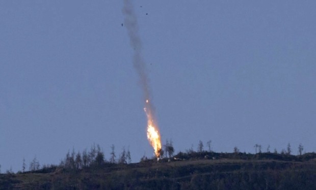 Cường kích Su-24 Nga bị bắn hạ tại Syria