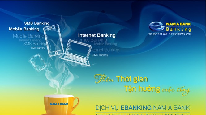 eBanking của Nam A Bank rất thuận tiện cho khách hàng khi phải đóng những khoản định kỳ như tiền điện, tiền nước... 