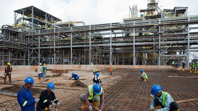 Công nhân xây dựng tại Malaysia
