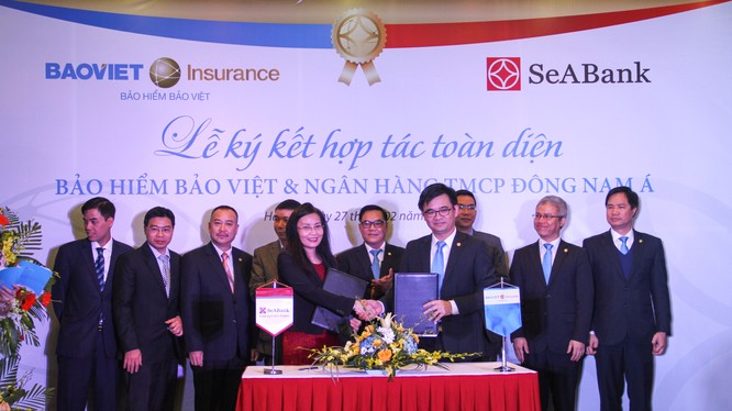 Tổng công ty bảo hiểm Việt Nam và Ngân hàng TMCP Đông Nam Á ký thỏa thận hợp tác toàn diện