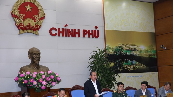 Phó Thủ tướng Thường trực Trương Hòa Bình phát biểu chỉ đạo tại Hội nghị. Ảnh: VGP/Lê Sơn