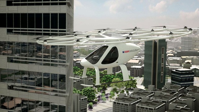 Mô hình taxi bay sắp được triển khai tại thành phố Dubai. 