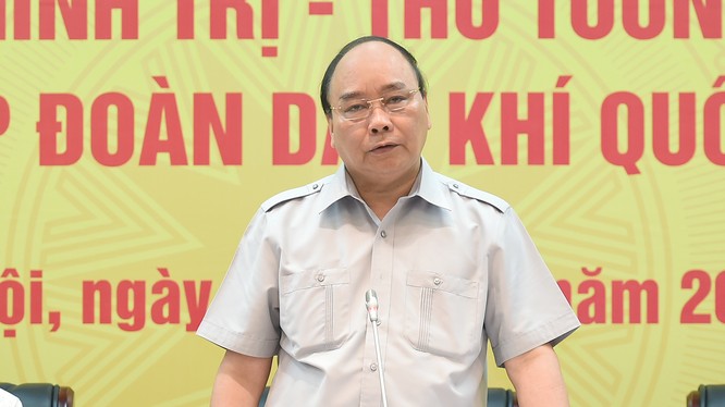 Thủ tướng Nguyễn Xuân Phúc làm việc với Tập đoàn Dầu khí Việt Nam.