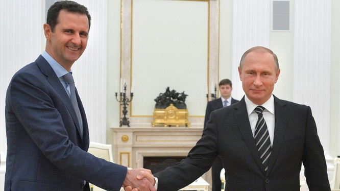 Tổng thống Vladimir Putin và Tổng thống Bashar Assad 