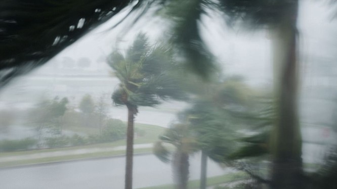 Sức mạnh của siêu bão Irma. Nguồn Dailymail.