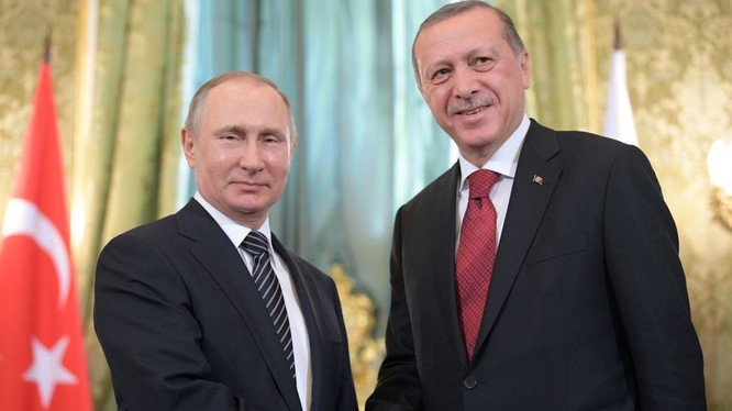 Tổng thống Nga Putin và Tổng thống Thổ Nhĩ Kỳ Erdogan