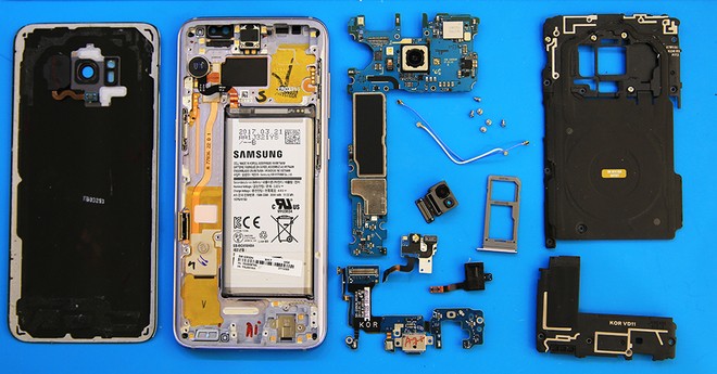 Chi tiết linh kiện của Galaxy S8