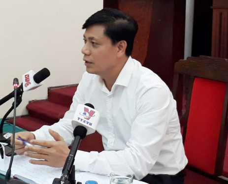 Thứ trưởng Bộ GTVT Nguyễn Ngọc Đông trả lời tại họp báo