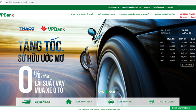 VPBank là một trong những ngân hàng tiên phong trên thị trường đưa các dịch vụ ngân hàng số vào ứng dụng thực tiễn.