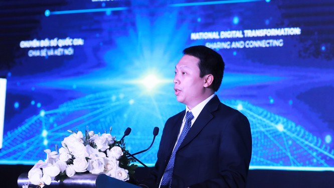Thứ trưởng Bộ Thông tin và Truyền thông Nguyễn Huy Dũng phát biểu tại sự kiện