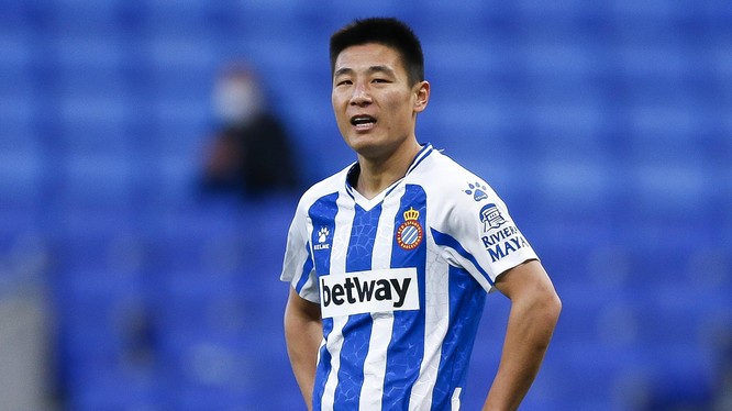 Vòng loại thứ 2 World Cup 2022 khu vực châu Á, Wu Lei đã ghi đến 8 bàn cho tuyển Trung Quốc. Ảnh AP