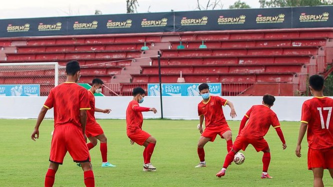 U23 Việt Nam đã có 15 cầu thủ đủ điều kiện thi đấu. Ảnh VFF.