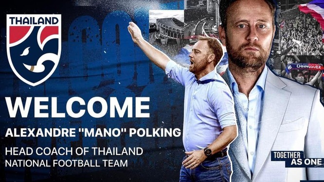 Hiệp hội Bóng đá Thái Lan (FAT) bổ nhiệm HLV trưởng đội tuyển quốc gia Mano Polking dẫn dắt U.23+3 Thái Lan. Ảnh FAT