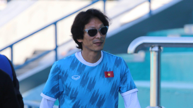 Thầy trò HLV Gong Oh-kyun buộc phải chiến thắng U23 Malaysia trong trận đấu chiều nay nếu muốn đi tiếp. Ảnh VFF.