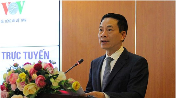 Bộ trưởng Nguyễn Mạnh Hùng phát biểu tại buổi lễ