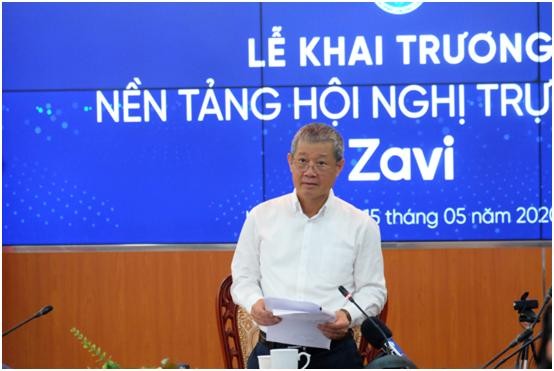 Thứ trưởng Nguyễn Thành Hưng phát biểu tại lễ khai trương