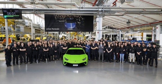 Lamborghini Huracan chỉ cần có 4 năm để đạt được dấu mốc lịch sử 10.000 xe