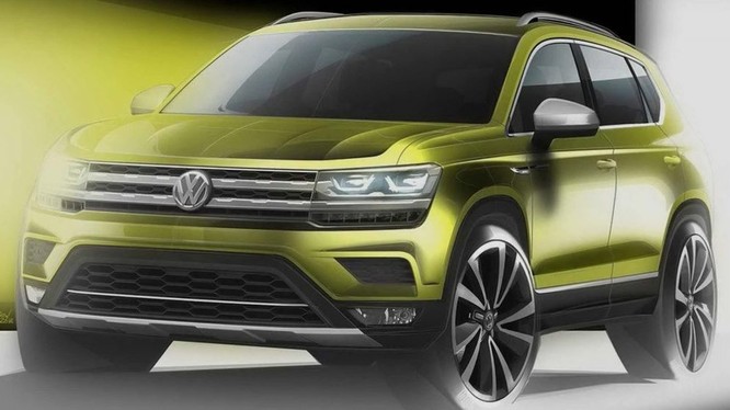 Một chiếc Crossover mới có ngoại hình tương tự như VW T-ROC sẽ được tung ra thị trường Trung Quốc và Bắc Mỹ. (Ảnh:Volkswagen)