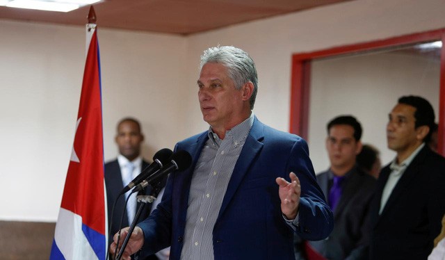 Chủ tịch Cuba, ông Miguel Diaz-Canel - Ảnh: Reuters. 