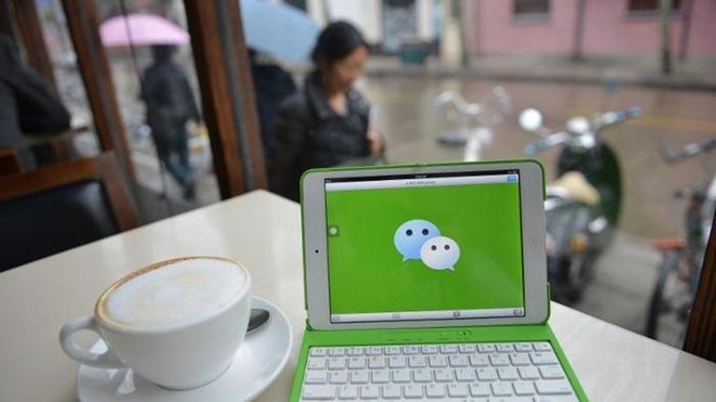 WeChat là ứng dụng phổ biến nhất ở Trung Quốc. ẢNH: REUTERS
