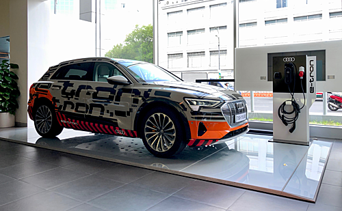Audi e-tron xuất hiện tại TP HCM