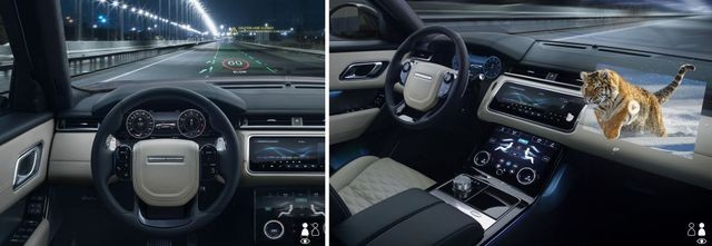 Màn hình trên xe Land Rover của Jaguar là công nghệ 3D