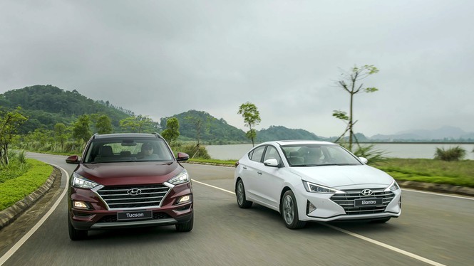 Hai mẫu xe của Hyundai