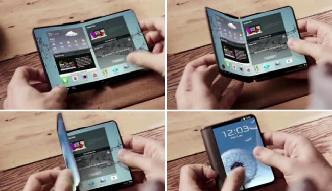 Điện thoại màn hình uốn gập sẽ xuất hiện vào năm 2019
