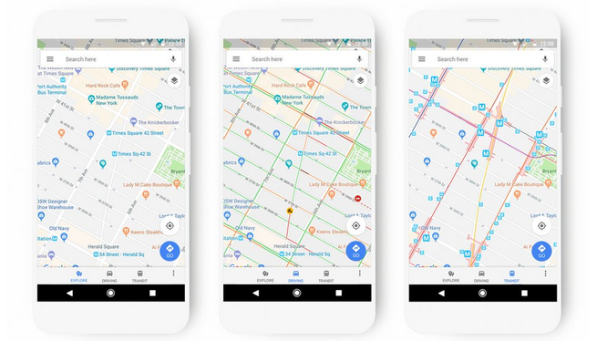 Google Maps sẽ được cập nhật giao diện mới trong một vài tuần tới (ảnh: Phone Arena)