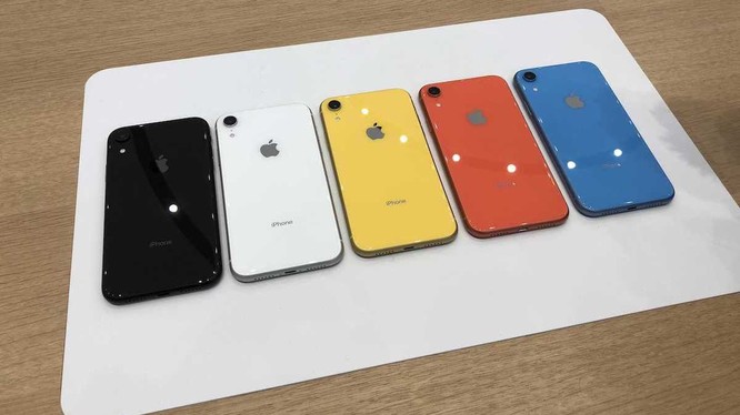 iPhone Xr có 5 màu sắc (ảnh" Mac Rumors)