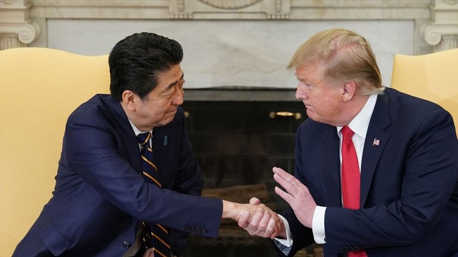 Tổng thống Trump từng gọi lãnh đạo Nhật một cách thân mật là "Thủ tướng Shinzo" (Nguồn: AFP)