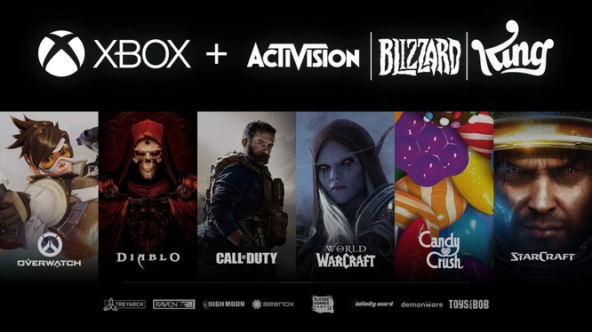 Nhiều game nổi tiếng sẽ xuất hiện trên nền tảng của Microsoft khi hãng này mua lại Activision