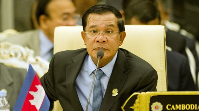 Thủ tướng Campuchia Hun Sen- Ảnh: AFP