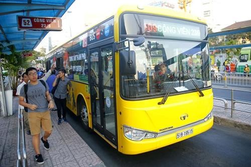 TP HCM có 195 xe buýt sử dụng nhiên liệu sạch- (Ảnh: baogiaothong).