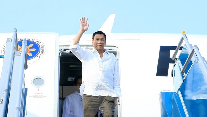 Tổng thống nước Cộng hòa Philippines Rodrigo Roa Duterte chính thức thăm Việt Nam