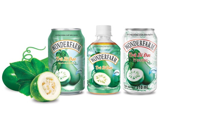 Trà bí đao Wonderfarm, sản phẩm nổi bật của Công ty cổ phần thực phẩm Quốc tế.