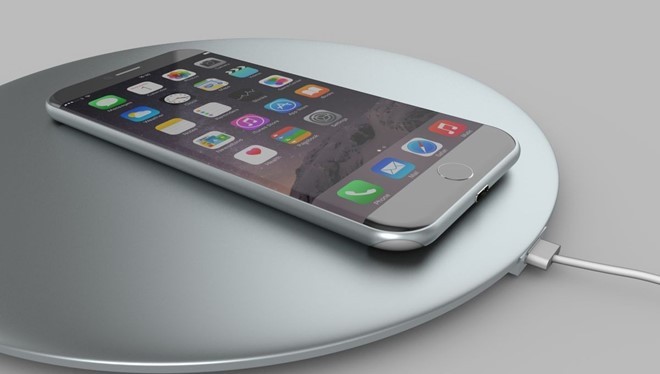 iPhone 8 có thể được trang bị sạc không dây. Ảnh: Neurogadget.