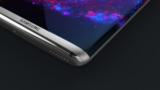 Galaxy S8 có thể sẽ sở hữu màn hình cong cỡ lớn với phím Home và cảm biến vân tay tích hợp ngay trên tấm nền