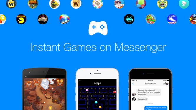 Instant Games sẽ giúp người dùng giải trí khi đang trò chuyện trong Facebook Messenger.