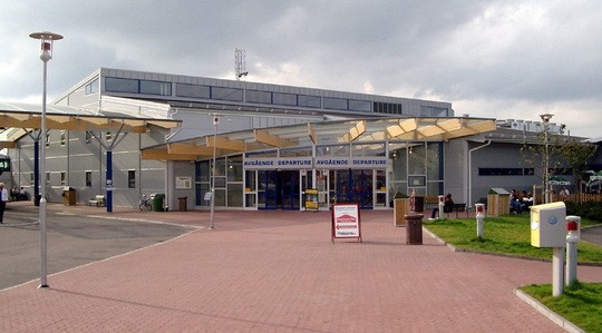 Sân bay Stockholm Skavsta sơ tán hành khách. Ảnh: Wikipedia