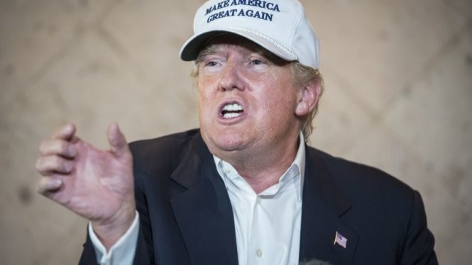 Ông Donald Trump trong chiến dịch tranh cử tại bang Texas tháng 7-2015 - Ảnh: Fortune.