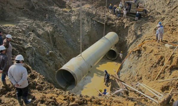 Nhà thầu Trung Quốc trúng thầu dự án đường ống nước sông Đà mới