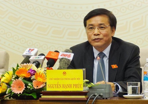 Tổng Thủ ký QUốc hội, Nguyễn Hạnh Phúc.