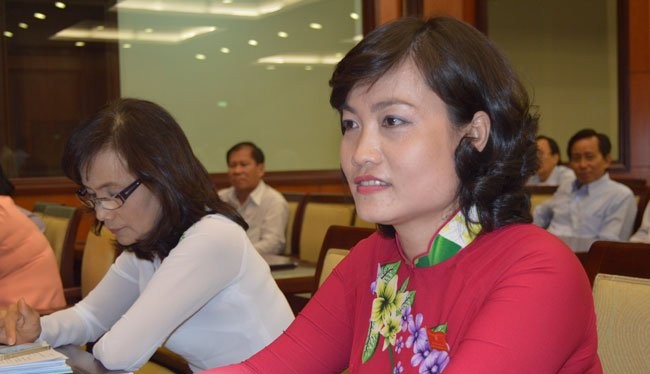 Một số gương mặt phụ nữ là đại biểu HĐND TPHCM tại kỳ họp HĐND thành phố ngày 21-4 vừa qua. Ảnh: Văn Nam