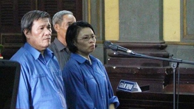 Dương Thanh Cường và các bị cáo nghe tuyên án. Ảnh: plo.vn
