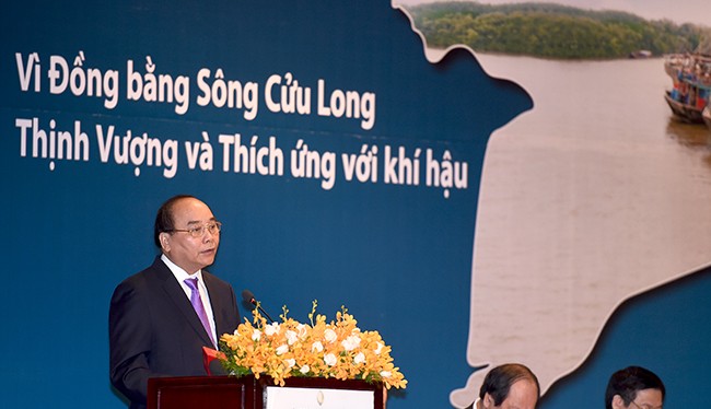 Thủ tướng Chính phủ Nguyễn Xuân Phúc đã dự và phát biểu tại Diễn đàn Đồng bằng sông Cửu Long 2016.