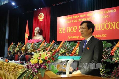 ông Phạm Minh Huấn, Phó Bí thư Tỉnh ủy, Chủ tịch UBND tỉnh Tuyên Quang nhiệm kỳ 2011 - 2016.
