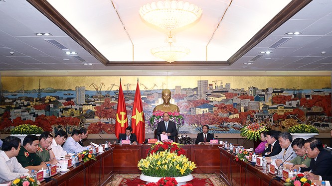 Thủ tướng Nguyễn Xuân Phúc thăm và làm việc tại Hải Phòng.