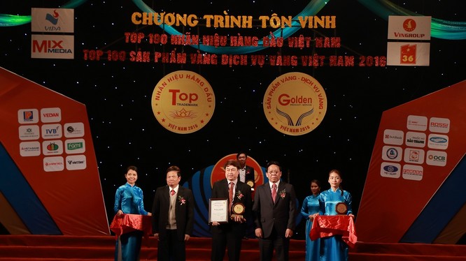 VietABank lọt top 100 nhãn hiệu hàng đầu Việt Nam năm 2016.