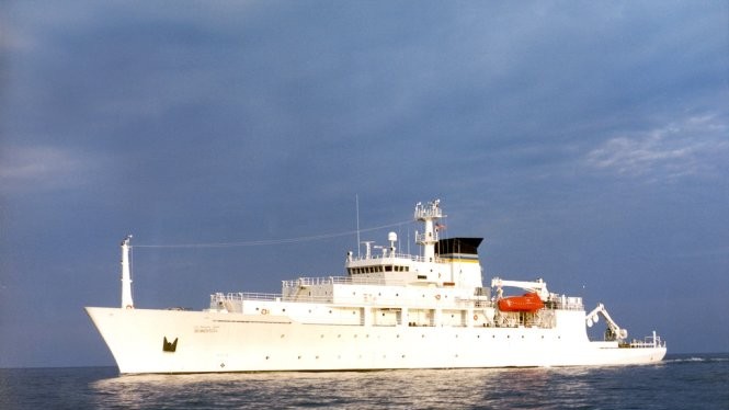 Tàu khảo sát đại dương USNS Bowditch của Hải quân Mỹ - Ảnh: Hải quân Mỹ